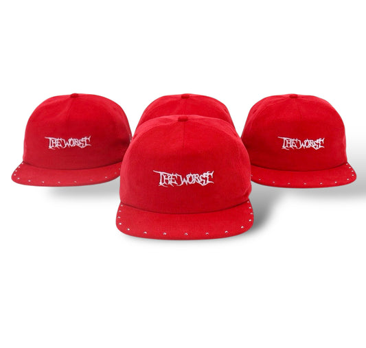 Böveda Red premium corduroy Vintage SnapBack 